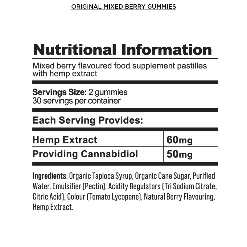 Mixed Berry CBD Gummy 1500mg CBDfx UK